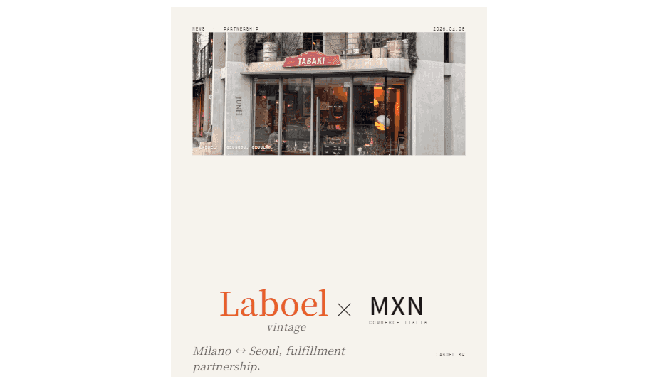 Laboel Vintage × MXN Italy — Full Fulfillment Partnership Launch